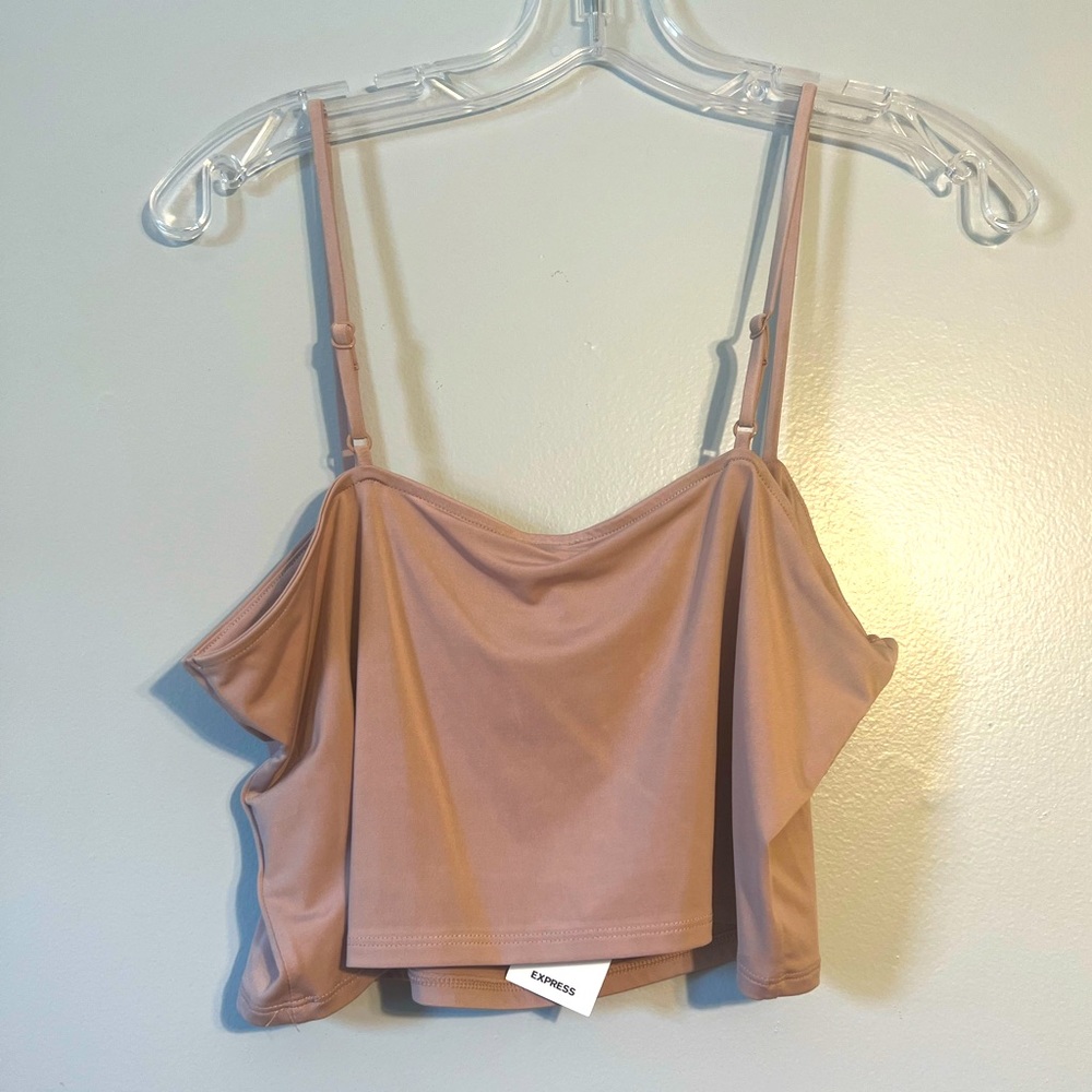 NWT Sexy Rose Colored Crop Top